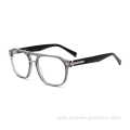 New Unisex All Face Shape Match Double Nose Bar Acetate Eyewear Frames Eyeglasses